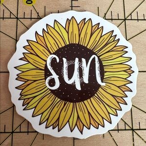 💜13/$13 +Bundle Sticker Sale | Sunshine Sunflower Flowers Waterproof Sticker